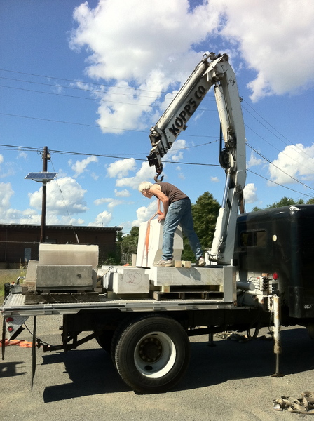 Marble, stone and metal bases. Variety and transportation of material.  : Sculpture Services  : New York City Sculpture 